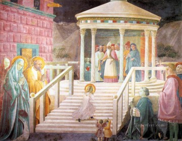 神殿におけるマリアのプレゼンテーション ルネサンス初期 パオロ・ウッチェロ Oil Paintings